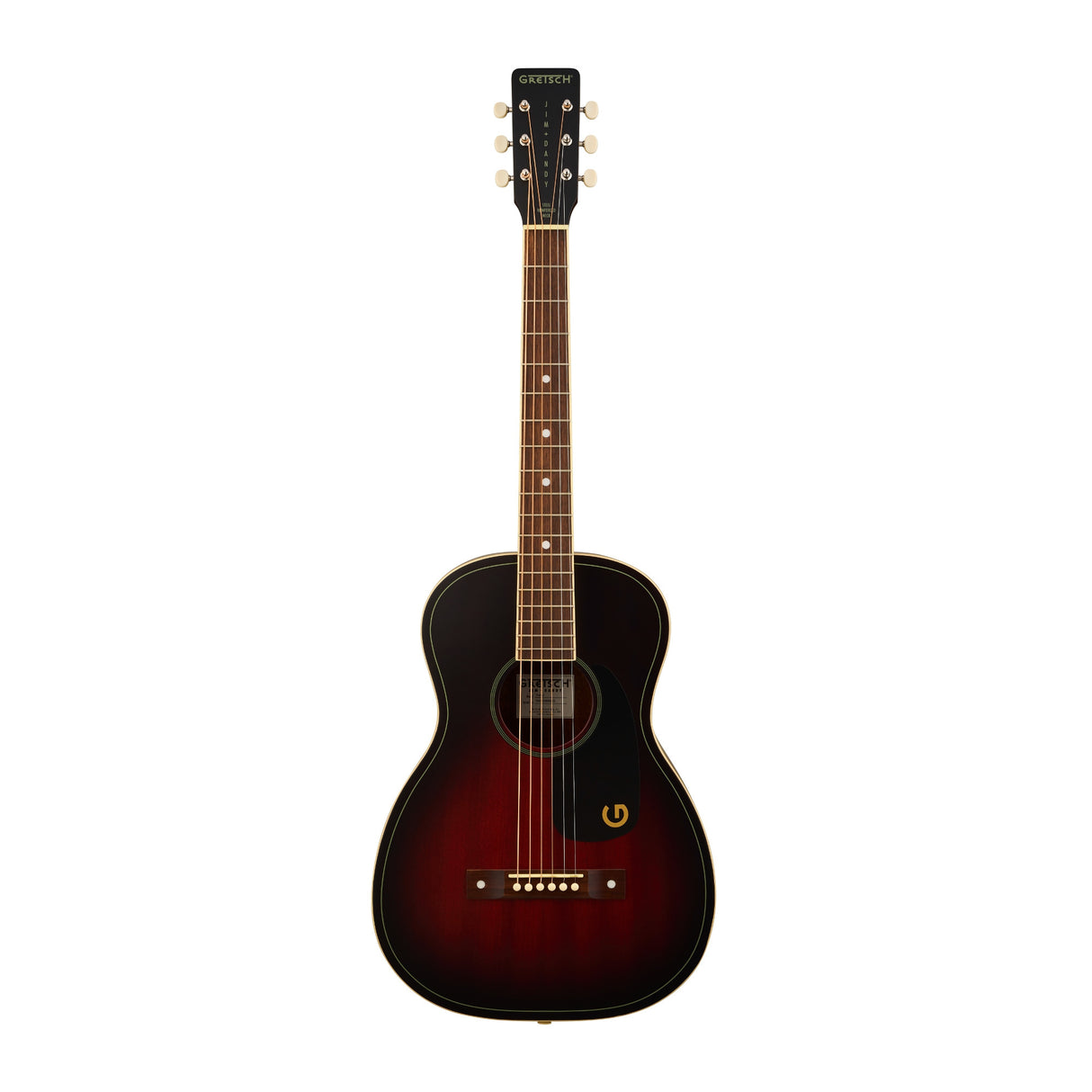 Gretsch Jim Dandy Parlor Acoustic Guitar Walnut Fingerboard (Deep Cherry Burst)