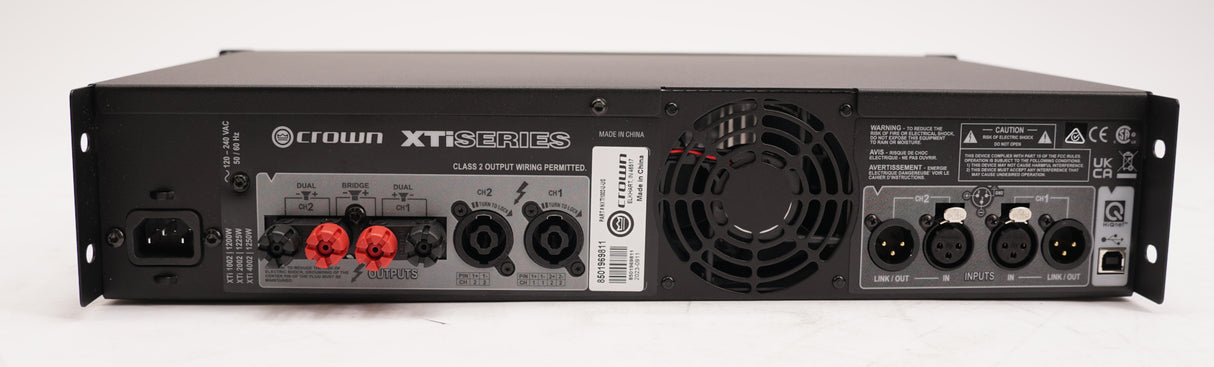 Crown XTi 1002 Two-Channel 500W Power Amplifier (Used)