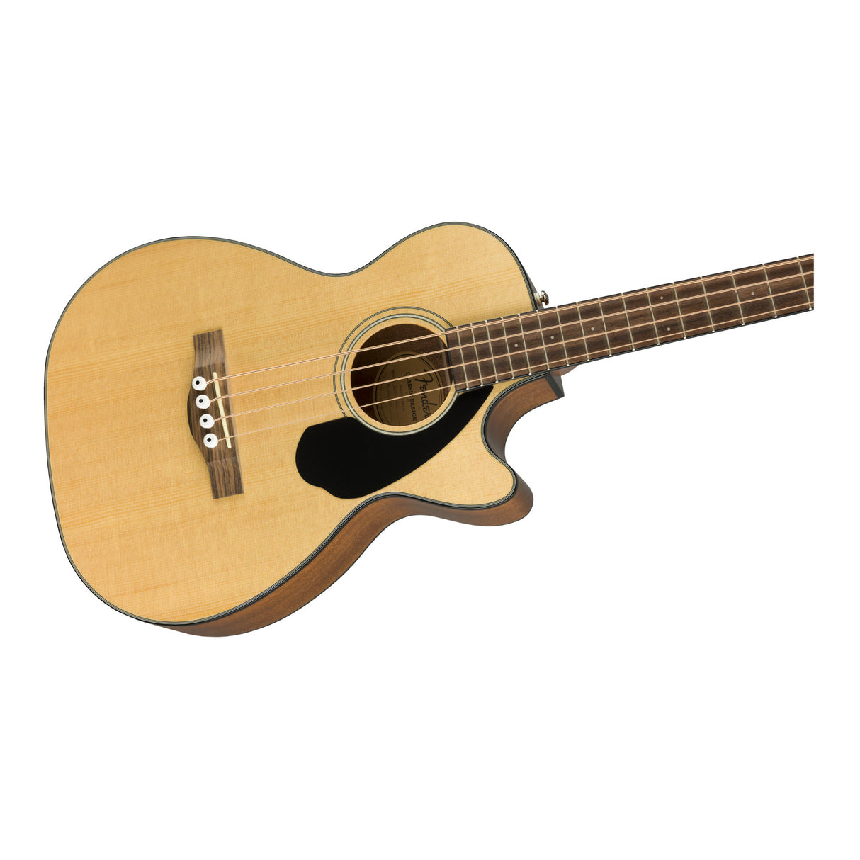 Fender CB-60SCE AC Bass Guitar with Laurel Fingerboard (Natural Finish)
