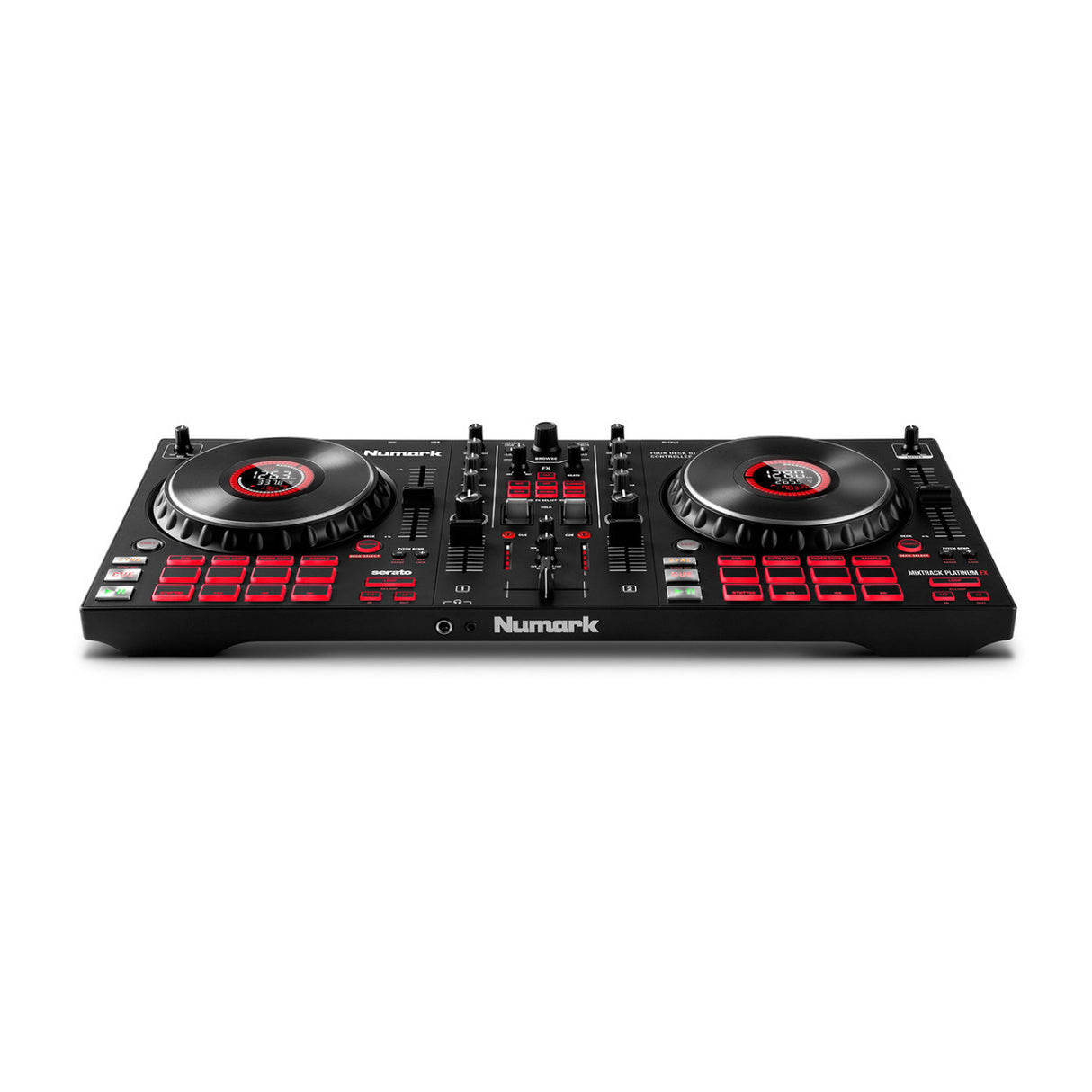 Numark Mixtrack Platinum FX 4-Deck DJ Controller with LCD Jog and Serato Ready