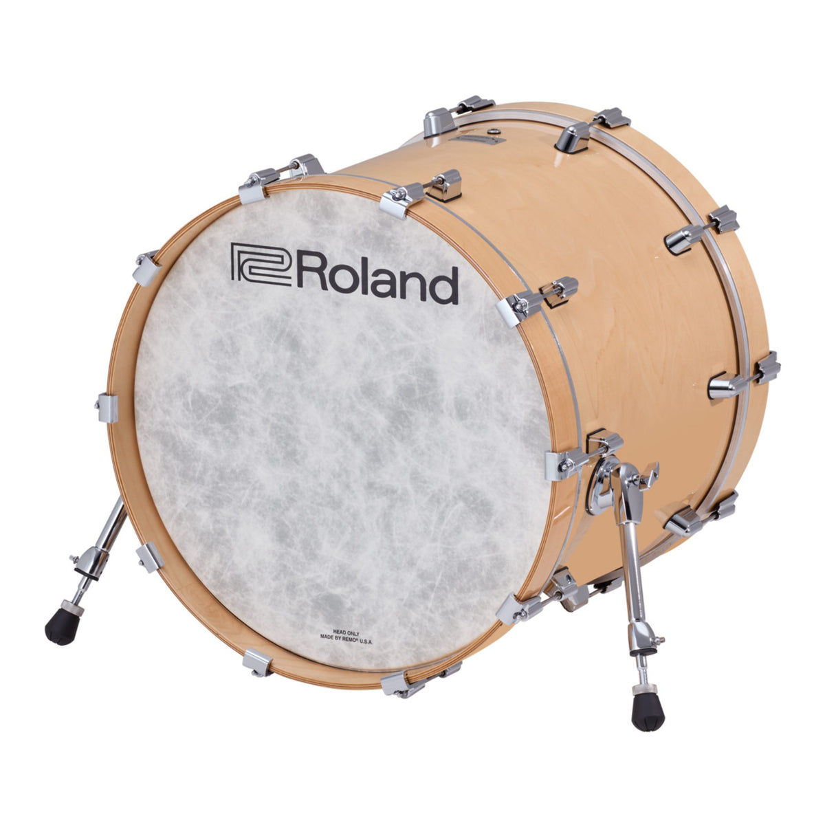 Roland VAD716 V-Drums Acoustic Kit with V71 Module Digital Snare (Gloss Natural) (Open Box)
