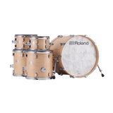 Roland VAD716 V-Drums Acoustic Kit with V71 Module Digital Snare (Gloss Natural) (Open Box)