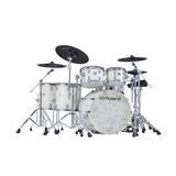 Roland VAD716 V-Drums Acoustic Kit with V71 Module Digital Snare (Pearl White)