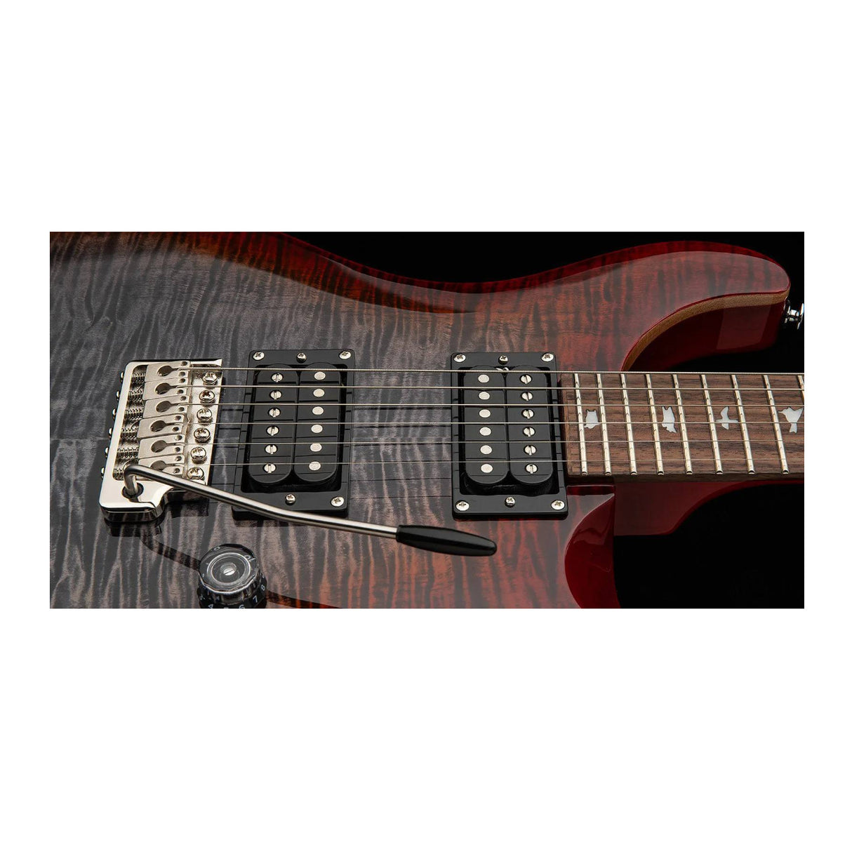 PRS SE Custom 24 6-String Electric Guitar (Charcoal Cherry Burst)
