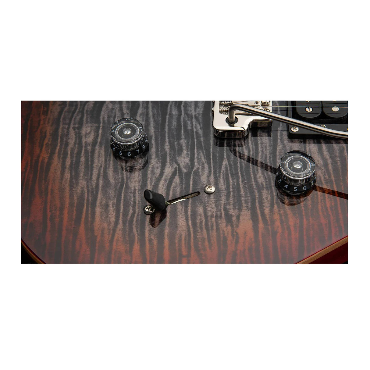 PRS SE Custom 24 6-String Electric Guitar (Charcoal Cherry Burst)
