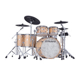 Roland VAD716 V-Drums Acoustic Kit with V71 Module Digital Snare (Gloss Natural)