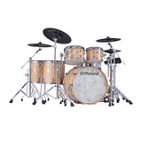 Roland VAD716 V-Drums Acoustic Kit with V71 Module Digital Snare (Gloss Natural) (Open Box)