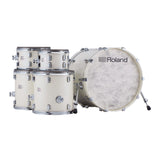 Roland VAD716 V-Drums Acoustic Kit with V71 Module Digital Snare (Pearl White)