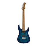 Charvel Pro-Mod DK24 HH 2PT CM QM 6-String Electric Guitar (Chlorine Burst)
