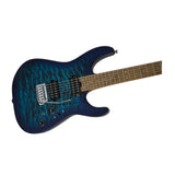 Charvel Pro-Mod DK24 HH 2PT CM QM 6-String Electric Guitar (Chlorine Burst)