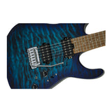 Charvel Pro-Mod DK24 HH 2PT CM QM 6-String Electric Guitar (Chlorine Burst)