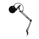 Samson Q2U Black Handheld Dynamic USB Microphone with Boom Arm and Pop Filter