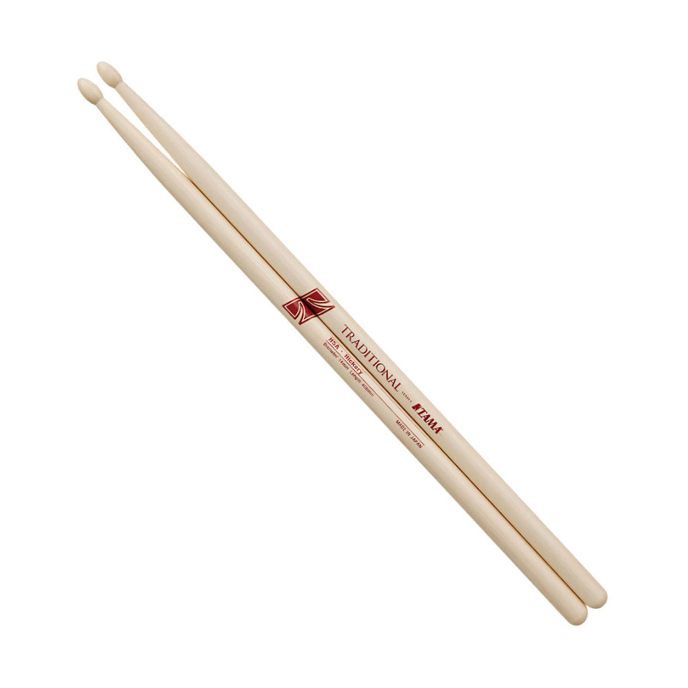 TAMA H5A Traditional Series American Hickory Drumsticks (Red, 10 pairs) (Open Box)