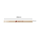 TAMA H5A Traditional Series American Hickory Drumsticks (Red, 10 pairs) (Open Box)