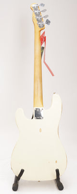 Fender Mike Dirnt Road Worn 4-String Precision Bass (Right-Handed, White Blonde) (Used)
