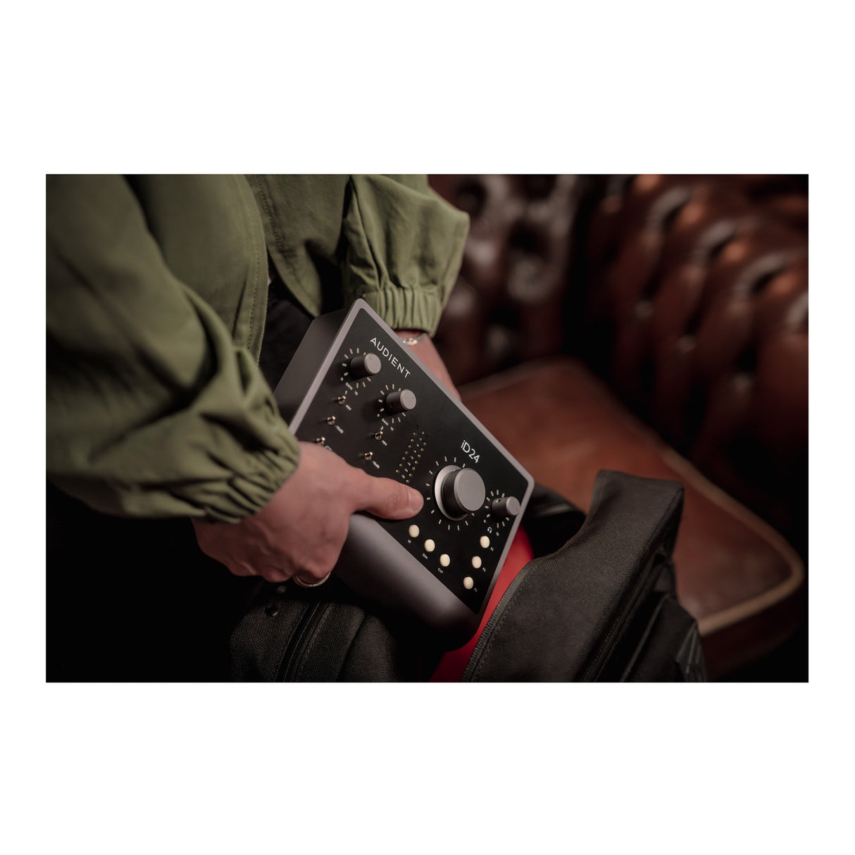 Audient iD24 USB-C Audio Interface with 2 Console Mic Preamps and Class Leading Converters