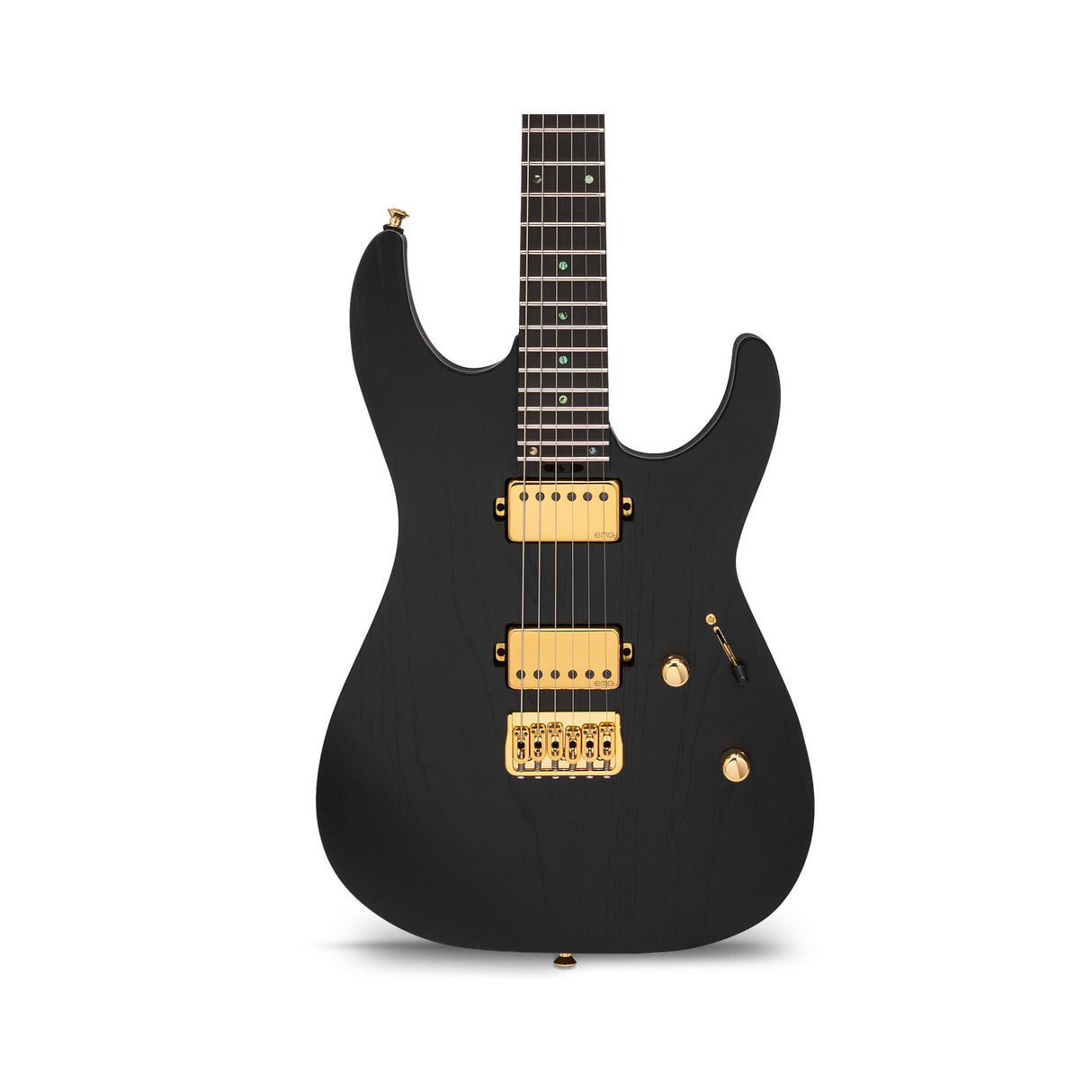 ESP USA M-II HT GH OG 6-String Electric Guitar (Black Satin Finish)