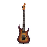 ESP USA M2 FR Flamed Maple BH Lynch Burst Satin SD1 - Quarter Sawn Maple Neck