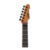 ESP USA M2 FR Flamed Maple BH Lynch Burst Satin SD1 - Quarter Sawn Maple Neck