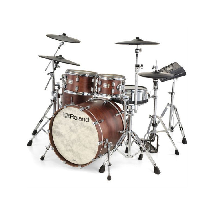 Roland V-Drums Acoustic Design VAD716 Electronic Drum Set Bundle (Satin Walnut)