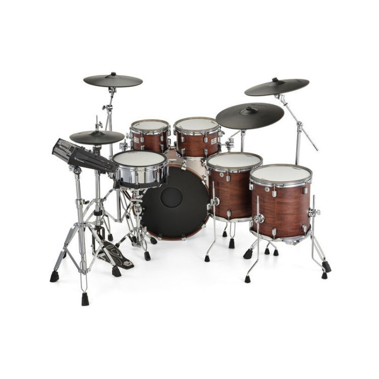 Roland V-Drums Acoustic Design VAD716 Electronic Drum Set Bundle (Satin Walnut)