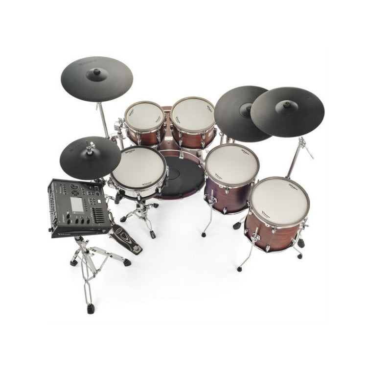 Roland V-Drums Acoustic Design VAD716 Electronic Drum Set Bundle (Satin Walnut)