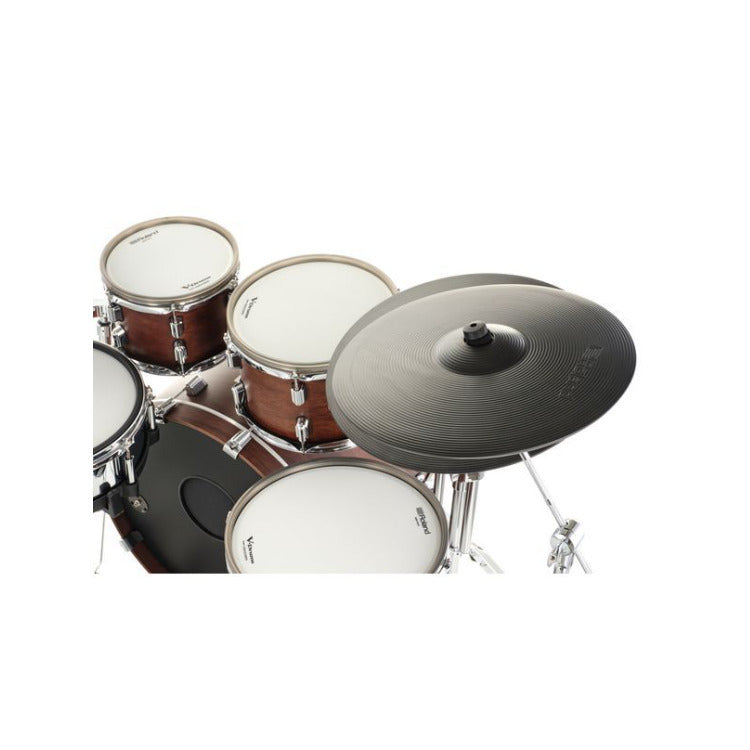 Roland V-Drums Acoustic Design VAD716 Electronic Drum Set Bundle (Satin Walnut)