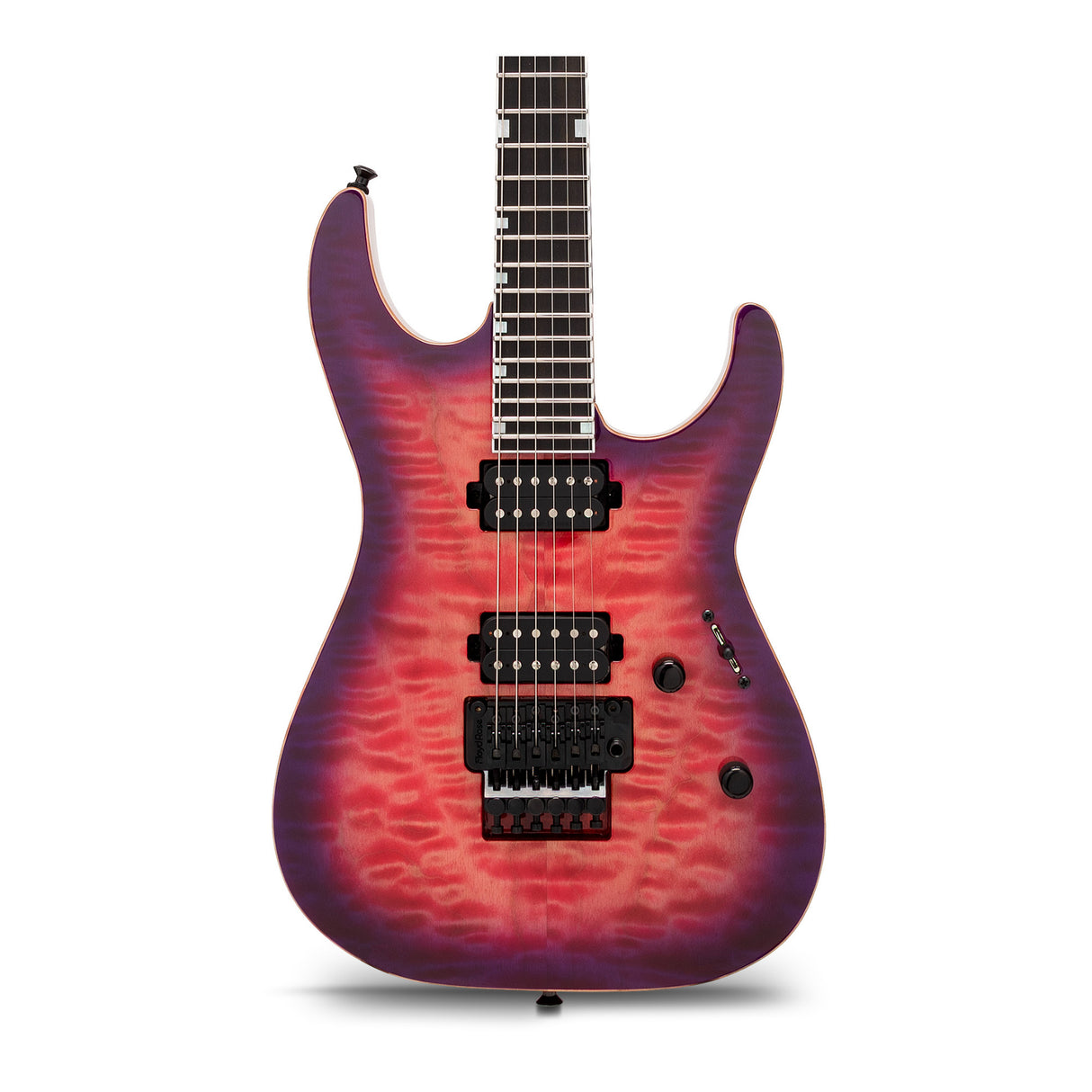 ESP USA Electric Guitar with Quilted Maple Top (Cranberry Sunburst)