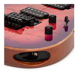 ESP USA Electric Guitar with Quilted Maple Top (Cranberry Sunburst)