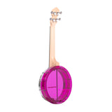 Gold Tone Little Gem (Amethyst): See-Through Banjo-Ukuleles with Bag