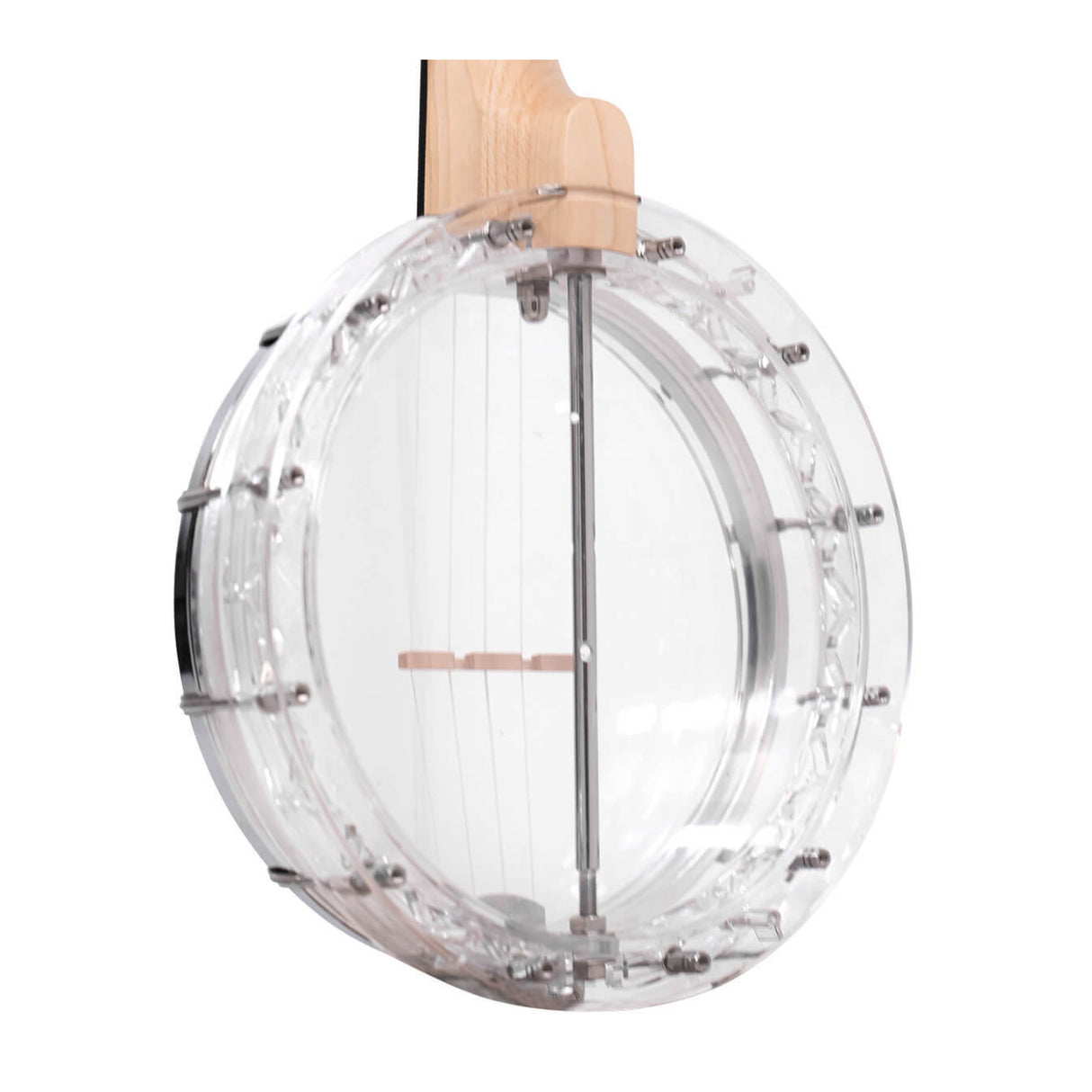 Gold Tone Little Gem: See-Through Banjo-Ukuleles with Gig Bag (Diamond)