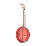 Gold Tone Little Gem: See-Through Banjo-Ukuleles with Gig Bag (Ruby)