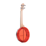 Gold Tone Little Gem: See-Through Banjo-Ukuleles with Gig Bag (Ruby)
