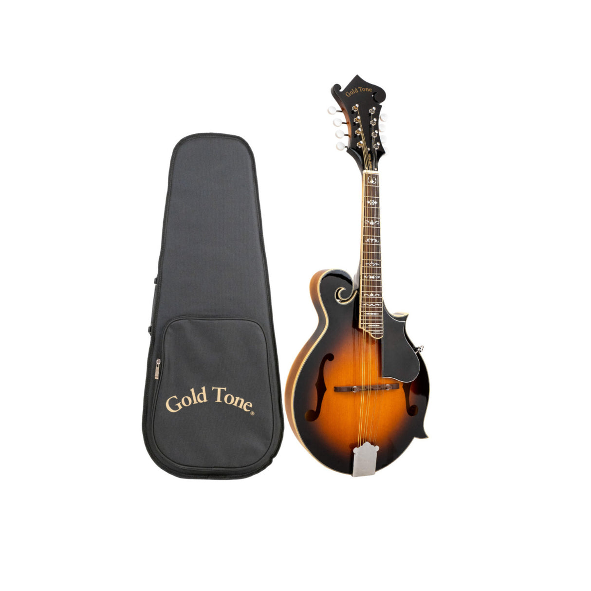 Gold Tone GM-35 F-Style Mandolin (Tobacco Sunburst) with Case