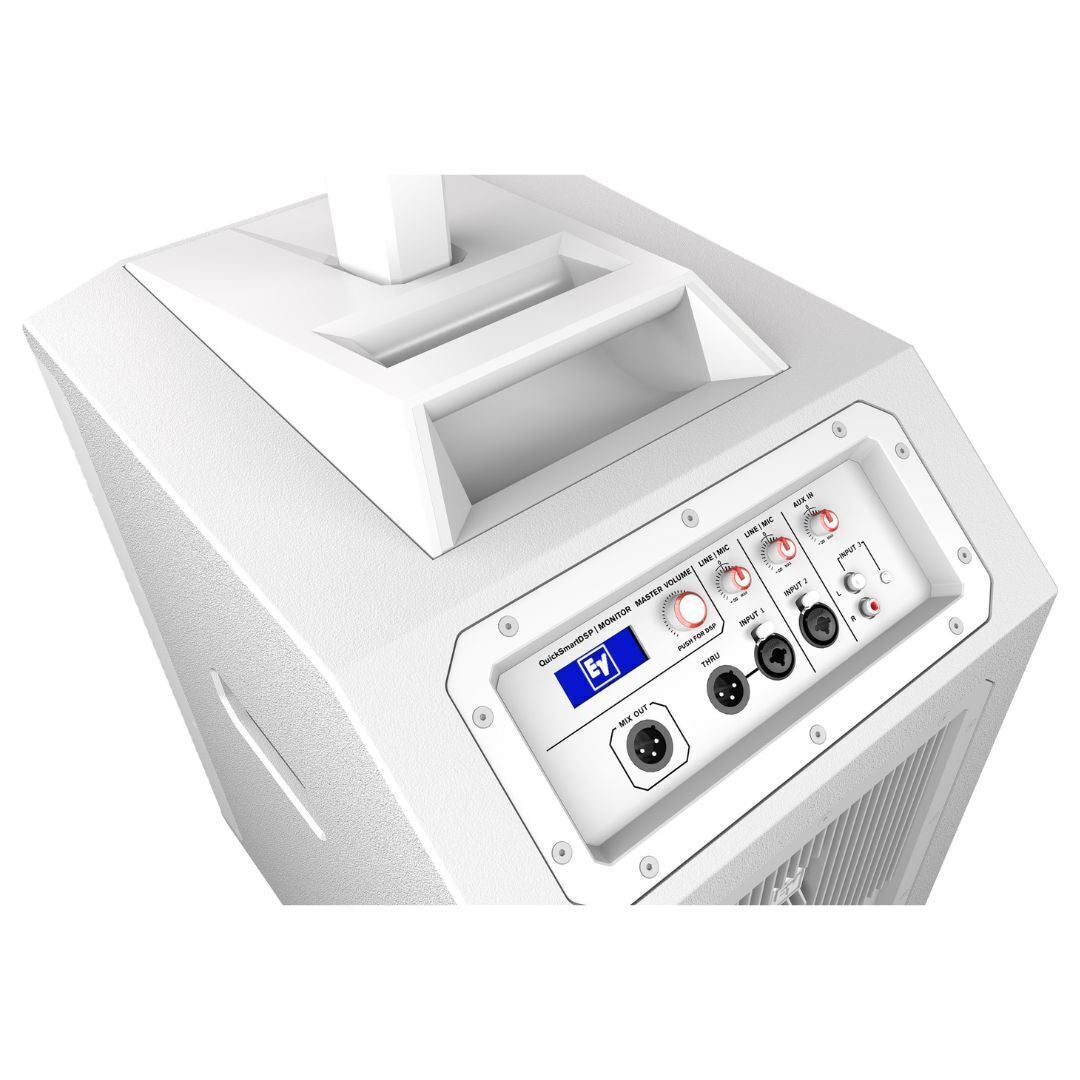 Electro-Voice Column Speaker Sub (White) with Evolve 50 3-Component System