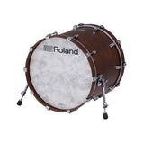 Roland VAD716 V-Drums Acoustic Kit with V71 Module Digital Snare (Satin Walnut)