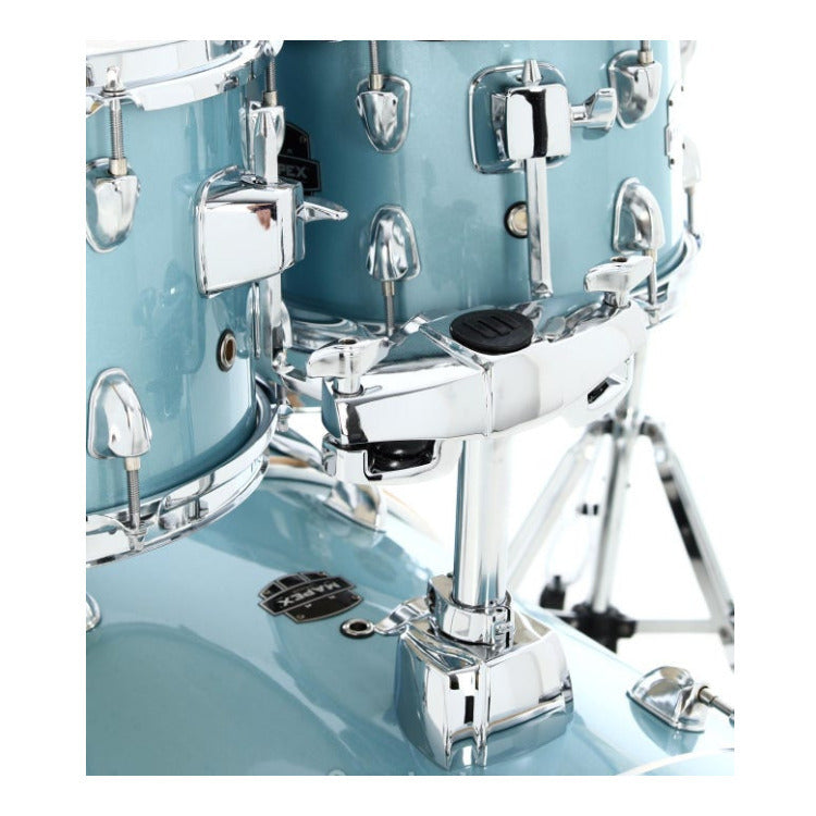 Mapex Venus 5-piece Fusion Complete Drum Set (Aqua Blue Sparkle)