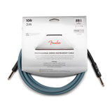 Fender Professional 10 Feet Instrument Cable (Ice Blue Metallic)