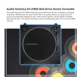Audio-Technica AT-LP60X Fully Automatic Belt-Drive Stereo Turntable (Black)