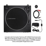 Audio-Technica AT-LP60X Fully Automatic Belt-Drive Stereo Turntable (Black)