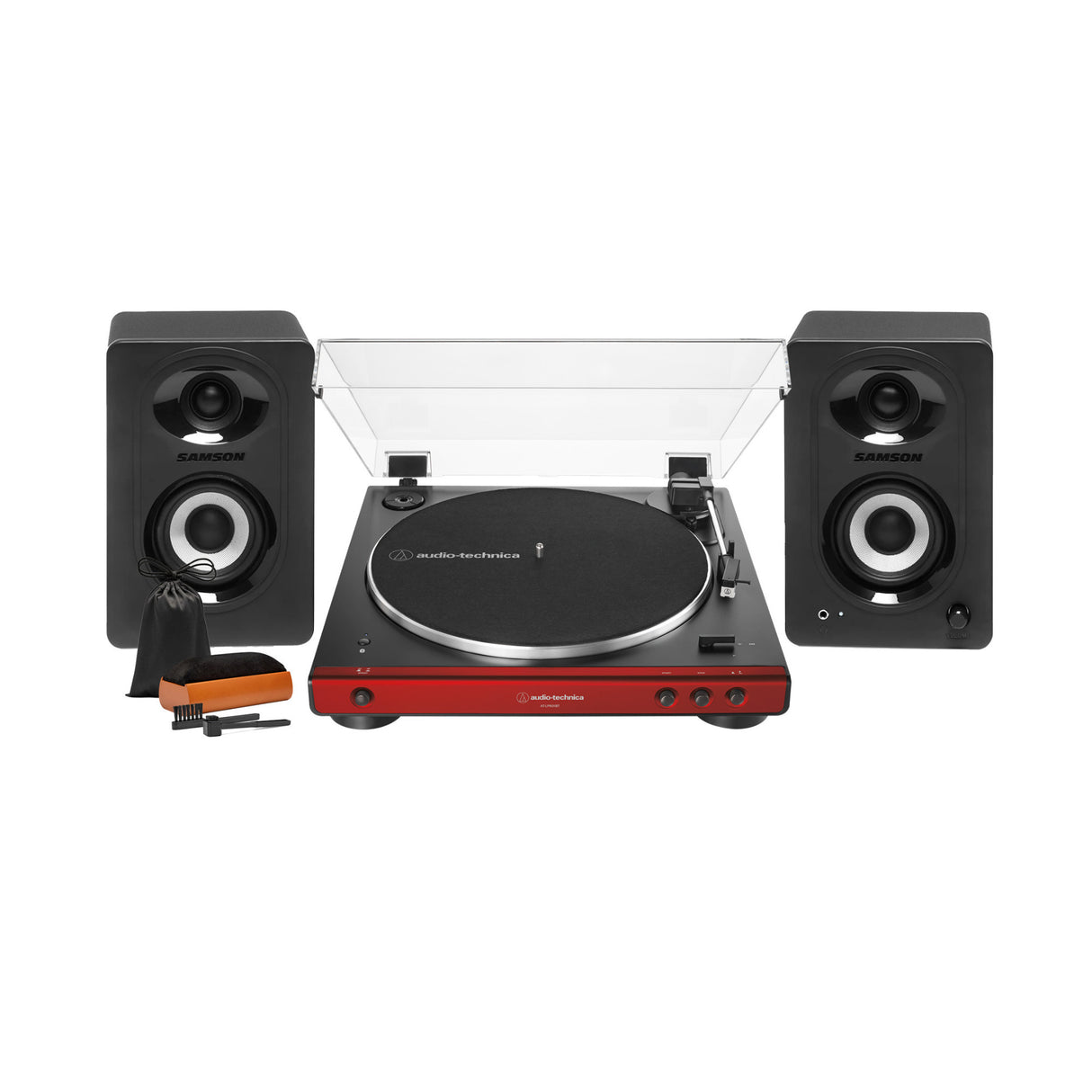 Audio-Technica AT-LP60XBT Bluetooth Fully Automatic Stereo Turntable Bundle