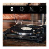 Audio-Technica AT-LP60X-BT-USB Stereo Turntable (Black) with Monitors (Pair)