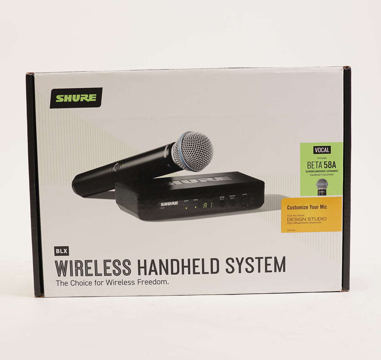 Shure BLX24/B58 10 mW Wireless Handheld Microphone System with J11 Band (Used)