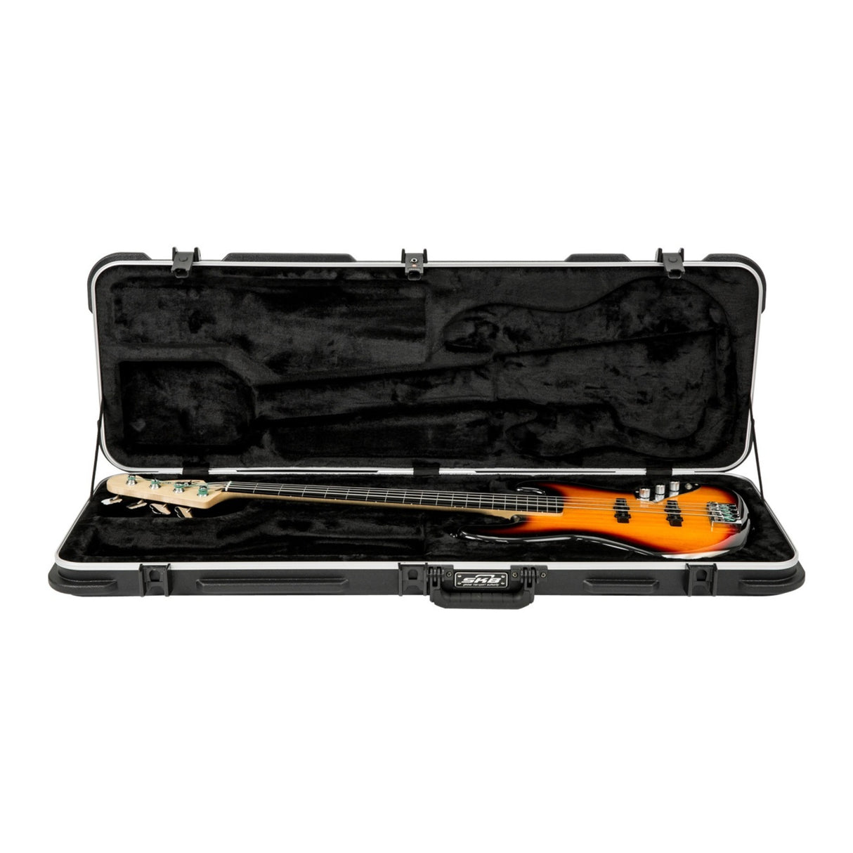 SKB Cases 1SKB-44 Rectangular Bass Guitar Case - TSA Latch, Over-Molded Handle