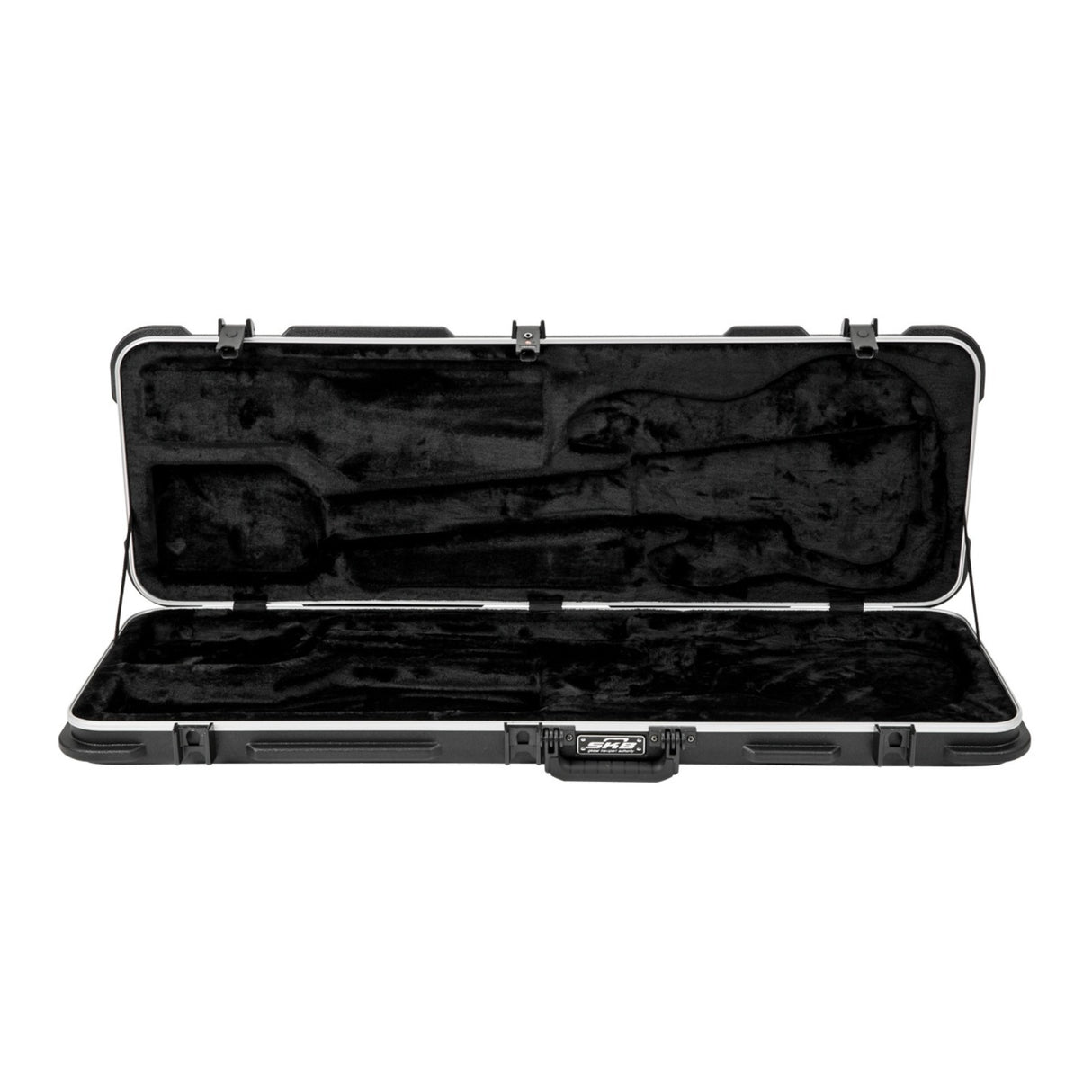 SKB Cases 1SKB-44 Rectangular Bass Guitar Case - TSA Latch, Over-Molded Handle