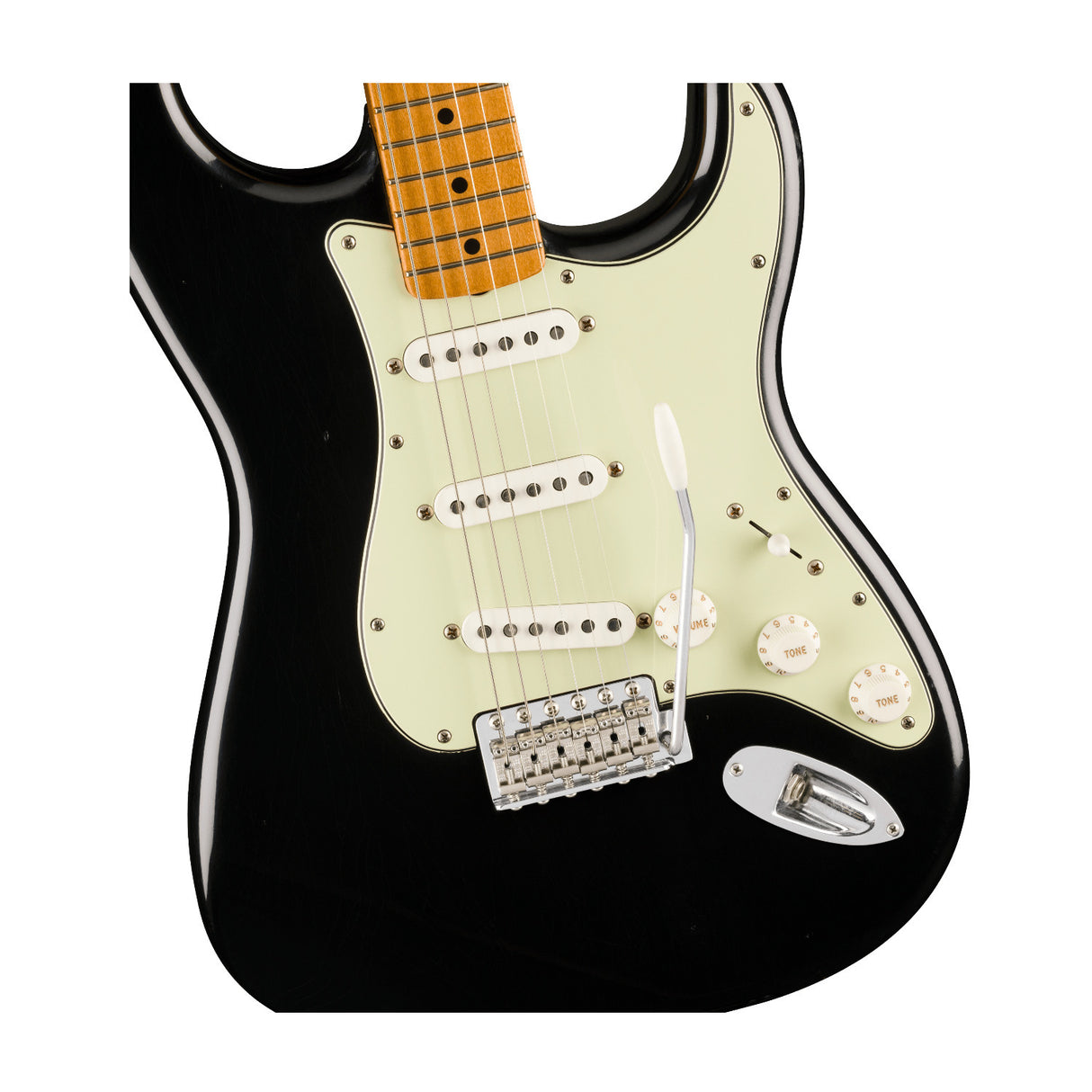 Fender Vintera II Road Worn '60s Stratocaster Electric Guitar (Black)
