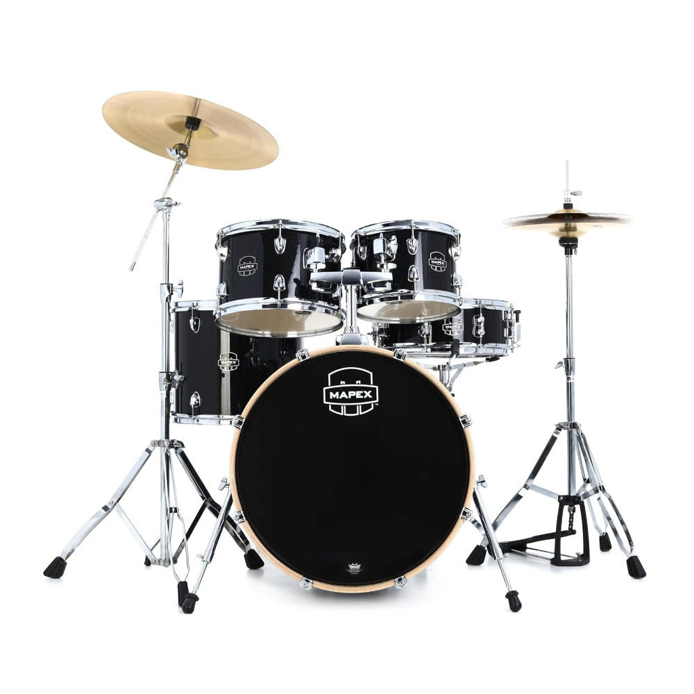 Mapex Venus Series 5-piece Fusion Complete Drum Set (Black Galaxy Sparkle)