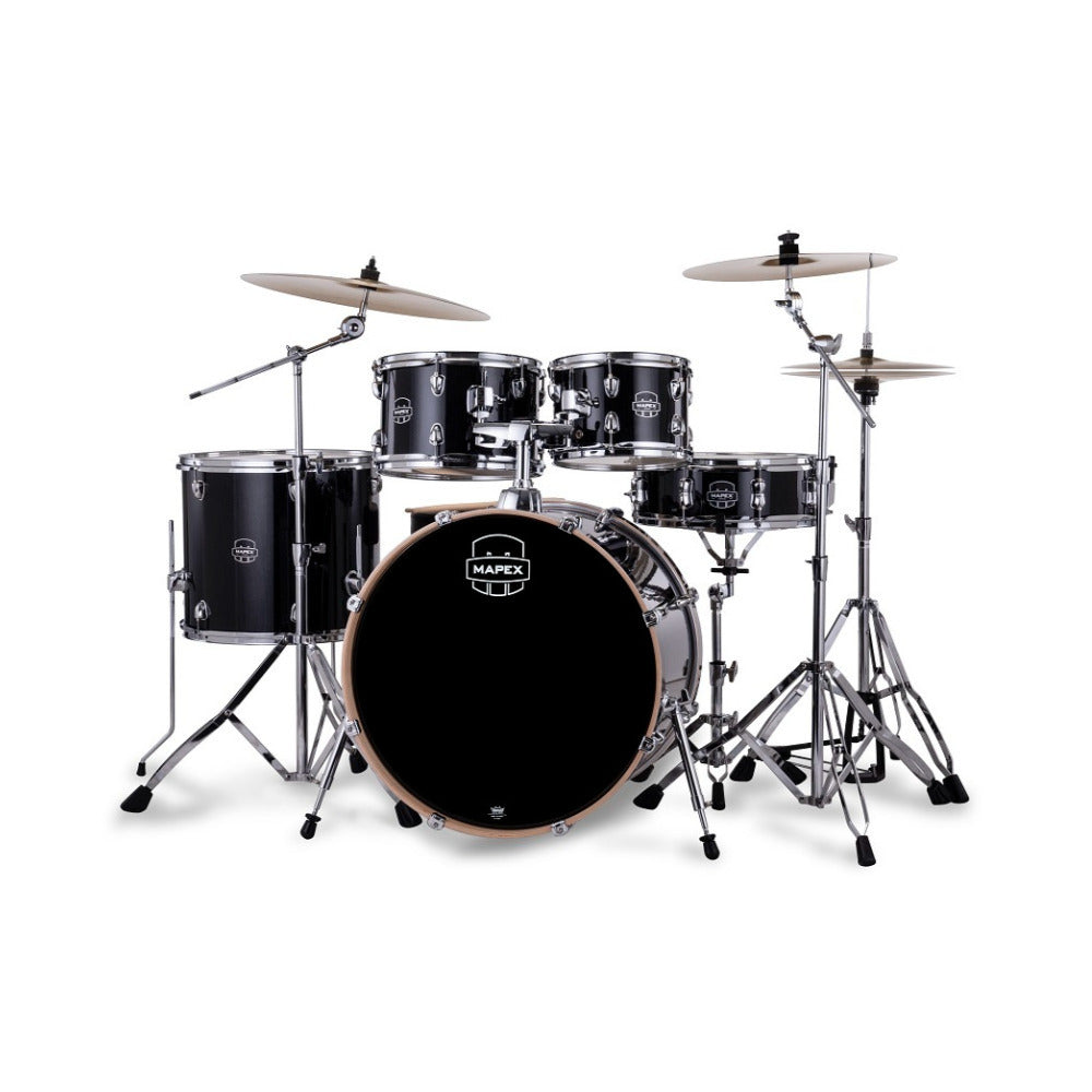 Mapex Venus Series 5-piece Fusion Complete Drum Set (Black Galaxy Sparkle)