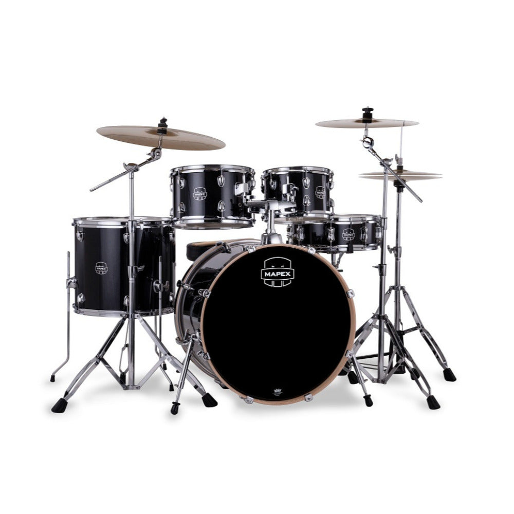 Mapex Venus Series 5-piece Fusion Complete Drum Set (Black Galaxy Sparkle)