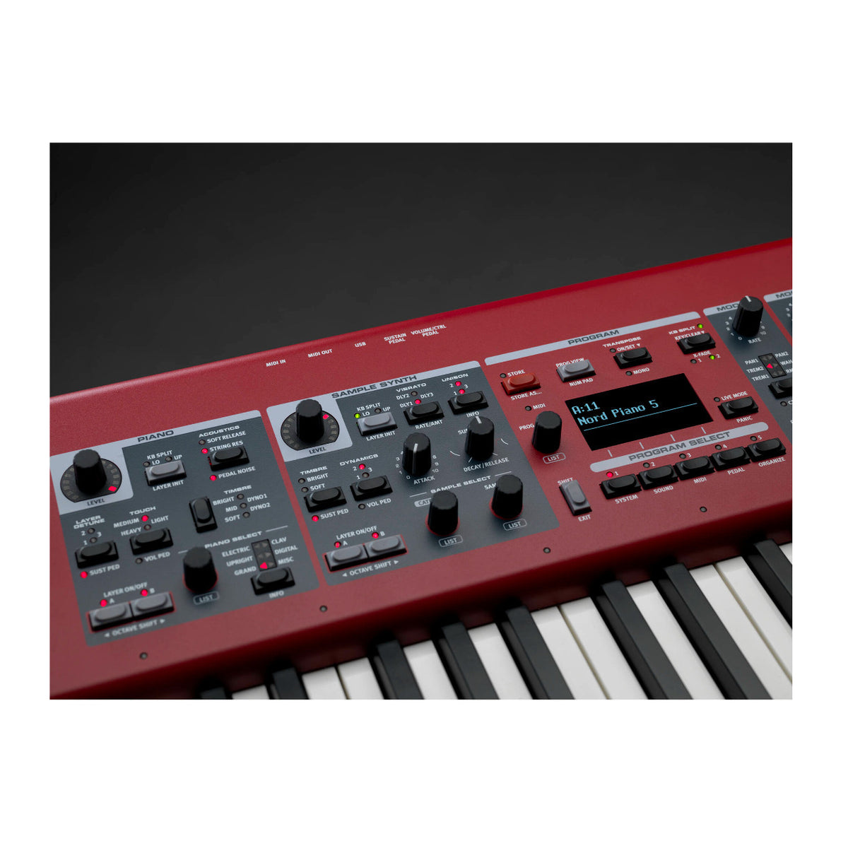 Nord Piano 5 73-Key Portable Digital Stage Piano with Triple Sensor Keybed